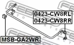 ������ ������� ������������� d16 | ��� ����/��� | Febest MSB-GA2WR MSBGA2WR ����