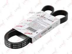 ������ ������������ (EPDM, Power Max) Lynxauto 6PK1203 6PK1203 ����
