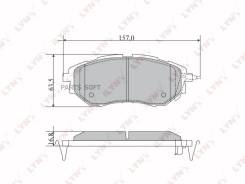    |  | Subaru Outback (BM, BR) 3.6 09-, Legasy IV 03- / Tribeca (B9) 06- Lynxauto BD-7111 BD7111 
