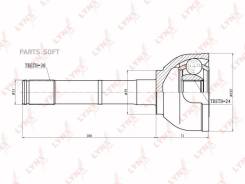   |  / | Toyota Land Cruiser Lexus LX470 Lynxauto CO-7529 CO7529 
