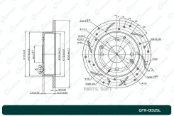 ���� ��������� ��������������� G-brake GFR-01325L ����� G-Brake GFR-01325L GFR01325L ����