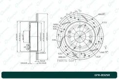 ���� ��������� ��������������� G-brake GFR-01325R ������ G-Brake GFR-01325R GFR01325R ����