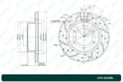 ���� ��������� ��������������� ������������� G-brake GFR-02339L ����� G-Brake GFR-02339L GFR02339L ����