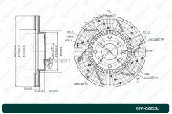 ���� ��������� ��������������� ������������� G-brake GFR-02253L ����� G-Brake GFR-02253L GFR02253L ����