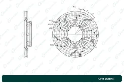 ���� ��������� ��������������� ������������� G-brake GFR-02814R ������ G-Brake GFR-02814R GFR02814R ����