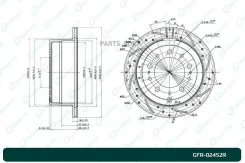 ���� ��������� ��������������� ������������� G-brake GFR-02452R ������ G-Brake GFR-02452R GFR02452R ����