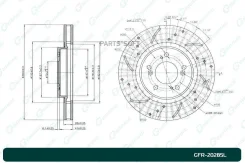 ���� ��������� ��������������� ������������� G-brake GFR-20285L ����� G-Brake GFR-20285L GFR20285L ����