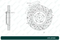 ���� ��������� ��������������� ������������� G-brake GFR-20756R ������ G-Brake GFR-20756R GFR20756R ����