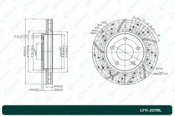 ���� ��������� ��������������� ������������� G-brake GFR-20791L ����� G-Brake GFR-20791L GFR20791L ����
