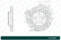 ���� ��������� ��������������� ������������� G-brake GFR-20897L ����� G-Brake GFR-20897L GFR20897L ����