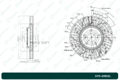 ���� ��������� ��������������� ������������� G-brake GFR-20952L ����� G-Brake GFR-20952L GFR20952L ����