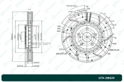 ���� ��������� ��������������� ������������� G-brake GFR-21832R ������ G-Brake GFR-21832R GFR21832R ����