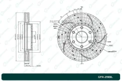 ���� ��������� ��������������� ������������� G-brake GFR-21961L ����� G-Brake GFR-21961L GFR21961L ����