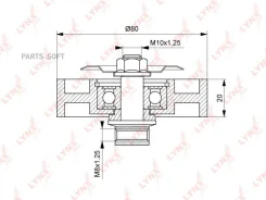 ����� �������� ���������� ����� Lynxauto PB-5046 PB5046 ����