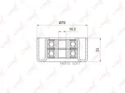 ����� �������� ���������� ����� Lynxauto PB-7033 PB7033 ����