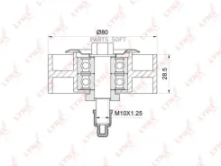 ����� �������� ���������� ����� Lynxauto PB-7243 PB7243 ����