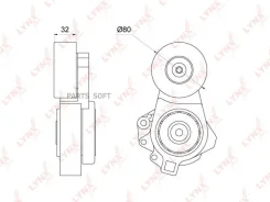 ����� �������� ��������� ������������ Lynxauto PT-3287 PT3287 ����