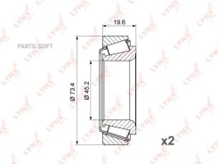��������� ������� ������ �-� 2��. | ����� | Lynxauto WB-1089 WB1089 ����
