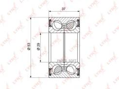     |  | Ford Focus I (D_W) 98-04 / Fiesta V (JH_, JD_) 01-08 / Mazda 2 (DY_) 03-07 ABS Lynxauto WB-1176 WB1176 