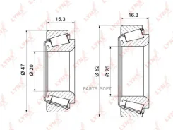 ��������� ������� ������ �-� 2��. | ��� | Lynxauto WB-1243 WB1243 ����
