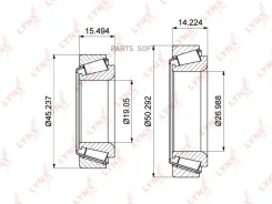 ��������� ��������� �-� 2 ��. | ��� | Lynxauto WB-1374 WB1374 ����
