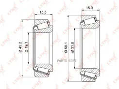 ��������� ������� ������ �-� 2��. | ����� | Lynxauto WB-1378 WB1378 ����