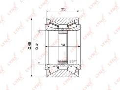     |  | Suzuki Vitara (TA_1W, TD_1W) 88-97 / Grand Vitara (TA_2W, TD_2W) 97-05 Lynxauto WB-1402 WB1402 