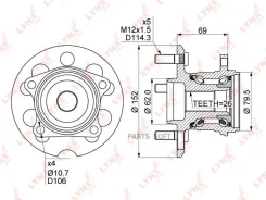 ������� ������ | ��� ����/��� | Lynxauto WH-1076 WH1076 ����