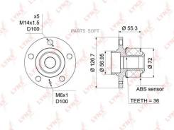   |  / | Skoda Fabia (6Y2,5J) 99- / Volkswagen Polo (9N_) 01-09 Lynxauto WH-1197 WH1197 