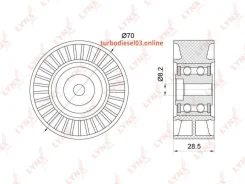 ����� �������� ���������� ����� Lynxauto PB7153 PB7153 ����
