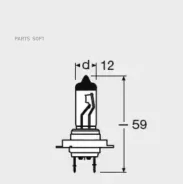 ����� Osram Original LINE (12V, 55W) H7 PX26d 64210-01B Osram 64210-01B 6421001B ����