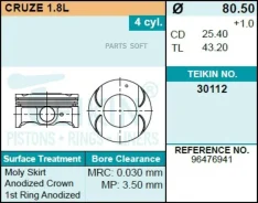 ������� ��������� Teikin 30112 0.50 (4��/����) Teikin 30112-050 30112050 ����