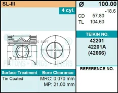 ������� ��������� Teikin 42201 STD (4��/����) Teikin 42201-STD 42201STD ����