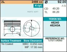 ������� ��������� Teikin 46240 STD (4��/����) Teikin 46240-STD 46240STD ����