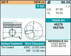 ������� ��������� Teikin 46278 1.00 (4��/����) Teikin 46278-100 46278100 ����