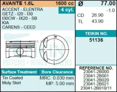 ������� ��������� Teikin 51136 0.50 (4��/����) Teikin 51136-050 51136050 ����