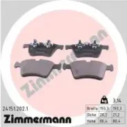 ������� �������� ! �����. 193x80x20 MB X164 3.2CDi/3.5CDi/4.5CDi 06 Zimmermann 24151.202.1 241512021 ����