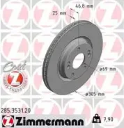 ���� ��������� ! �����. 305x25/47-5x114 KIA i30 1.4MPI/T-GDI 16, Hyundai Kona 1.6CRDi Zimmermann 285.3531.20 285353120 ����