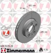 ���� ��������� ! �����. ����. 330x32/69-5x130 Porsche Cayenne 3.2-5.0TDi 02 Zimmermann 600.3225.20 600322520 ����