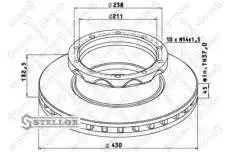 ���� ��������� !430/211x45/132.5 10n-238-M14x1.5 MB Actros, ����� Stellox 85-00728-SX 8500728SX ����