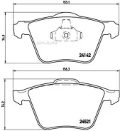 ������� ��������� �������� ������. ����� Brembo Xtra FORD Galaxy (WM) 05/06-06/15 / FORD S-MAX (WS) P24077X ����