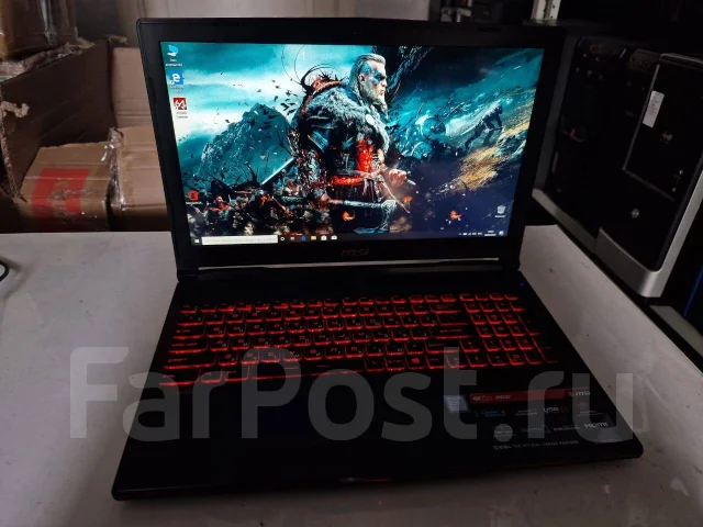 MSI GL63. 15.6", 4,1����, ��� 16 ��, ���� 1 256���, WiFi: 1, Bluetooth: 1, ����������� �� 3��. ����