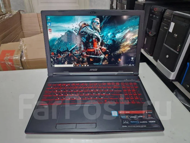 MSI GL63. 15.6", 4,1����, ��� 16 ��, ���� 1 256���, WiFi: 1, Bluetooth: 1, ����������� �� 3��. ����