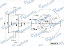 ���� ��������� ������ ��� 303*20*71 6 ������������� GM (� ����� ���! ) MBC030181 ����