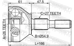 ���� �������� 26x55x27 | ����/��� | Febest 2110Cngat 2110CNGAT ����