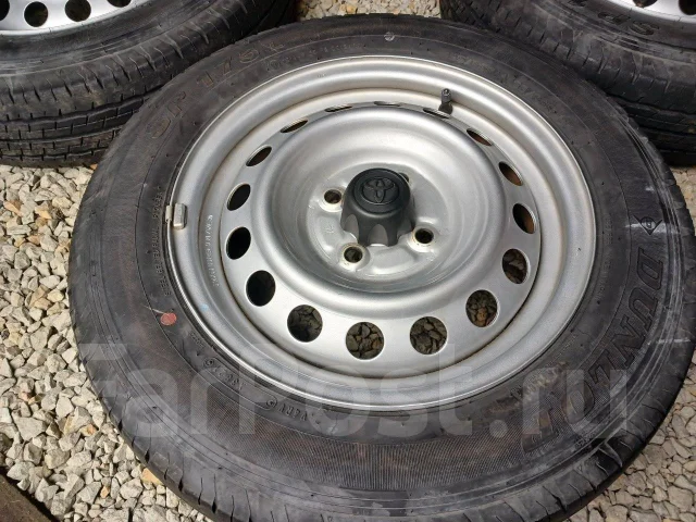Комплект колёс. Штамповки. Без пробега по РФ. Dunlop 155/80 R14 LT, 14 ...
