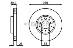 ���� ��������� �������� ������������� Volvo S80 D=285.5mm/15 [178Bosch986479210] 986479210 ����