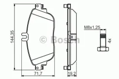 ������� ��������� �������� �������� Mercedes BENZ W205 (2013) [178Bosch986494662] 986494662 ����