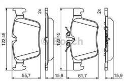 ������� ��������� ������ �������� �������� Mercedes BENZ W205 (2013) [178Bosch986495394] 986495394 ����