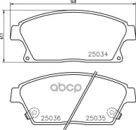 ������� ��������� �������� | ����� | Chevrolet Cruze (J300) 1.6 05.2009 - Chevrolet Cruze (J300) 1.8 05.2009 - [178Nisshinbonp6073] NP6073 ����
